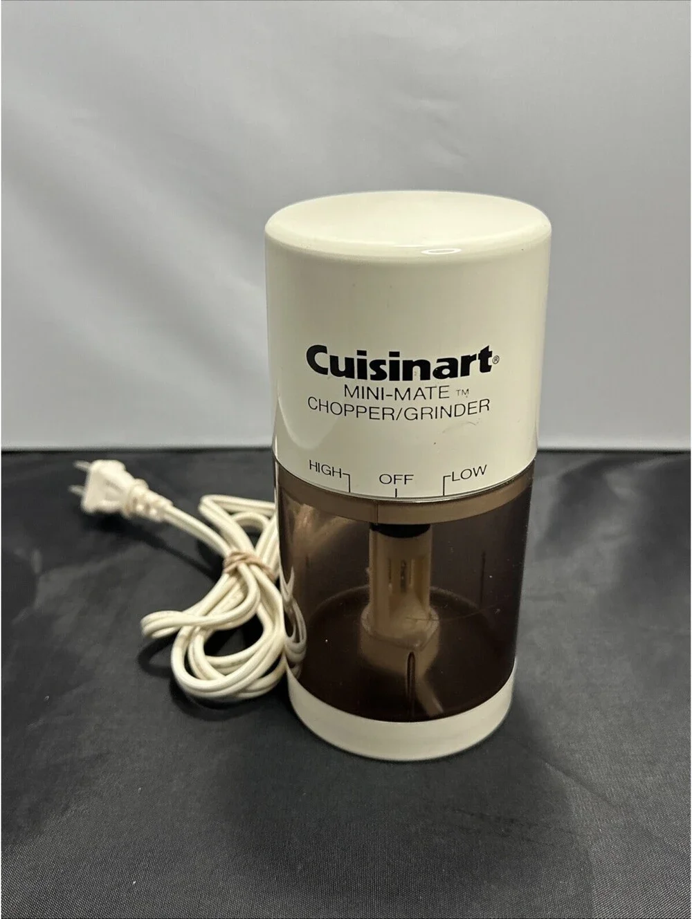 Cuisinart Mini-Mate Plus Chopper Grinder Processor Model MM-2M Tested & Working