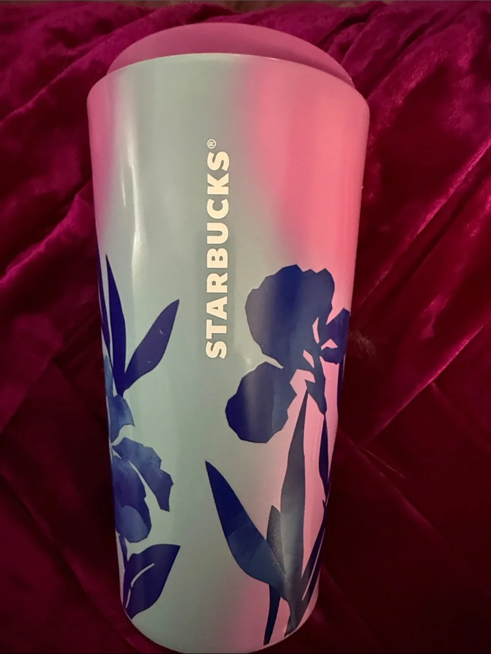 ✨ NWT ✨ Starbucks Iris Floral Ceramic Travel Tumbler