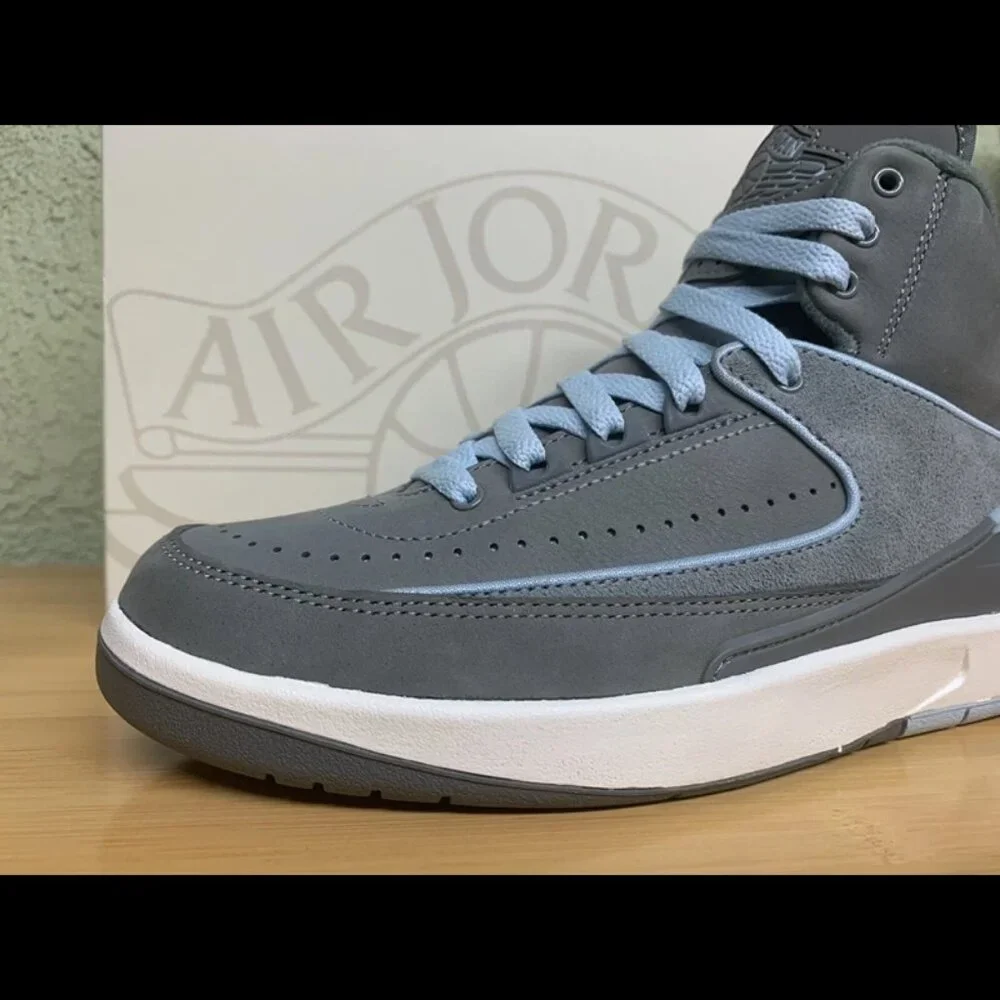 Nike Jordan 2 Retro Mid Cool‎ Grey Woman Size 6.5 FB8871-041