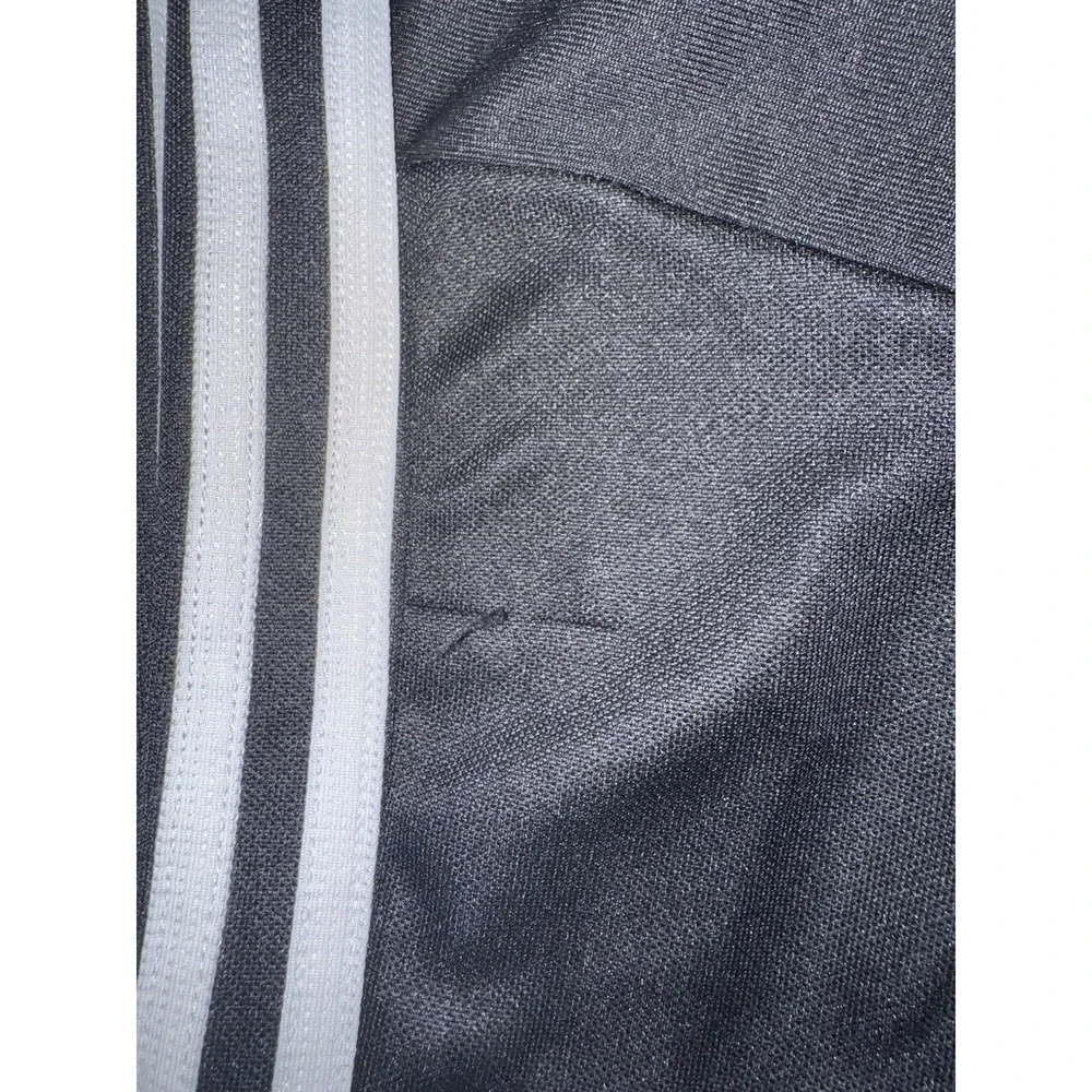 Adidas ClimaCool Women's Black 3 White Stripe Track Pants Ankle Zip Size Small S