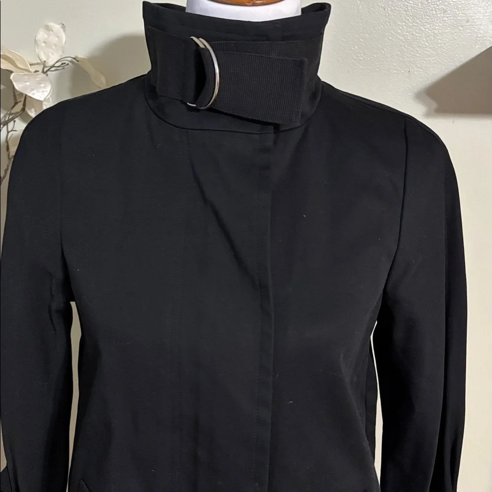 Ann Taylor Black Jacket Winter Cotton Spandex