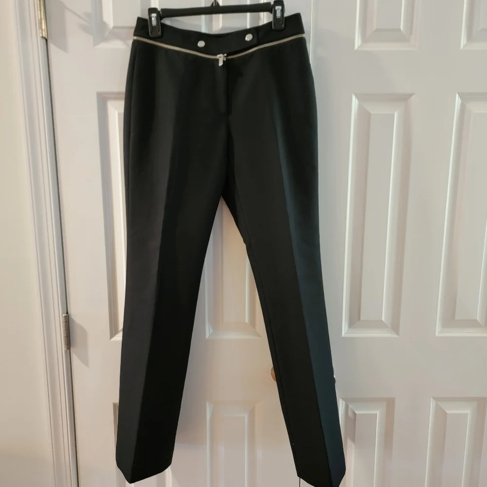 Michael Michael‎ Kors Black Zipper Waist Pants Women's Size 4