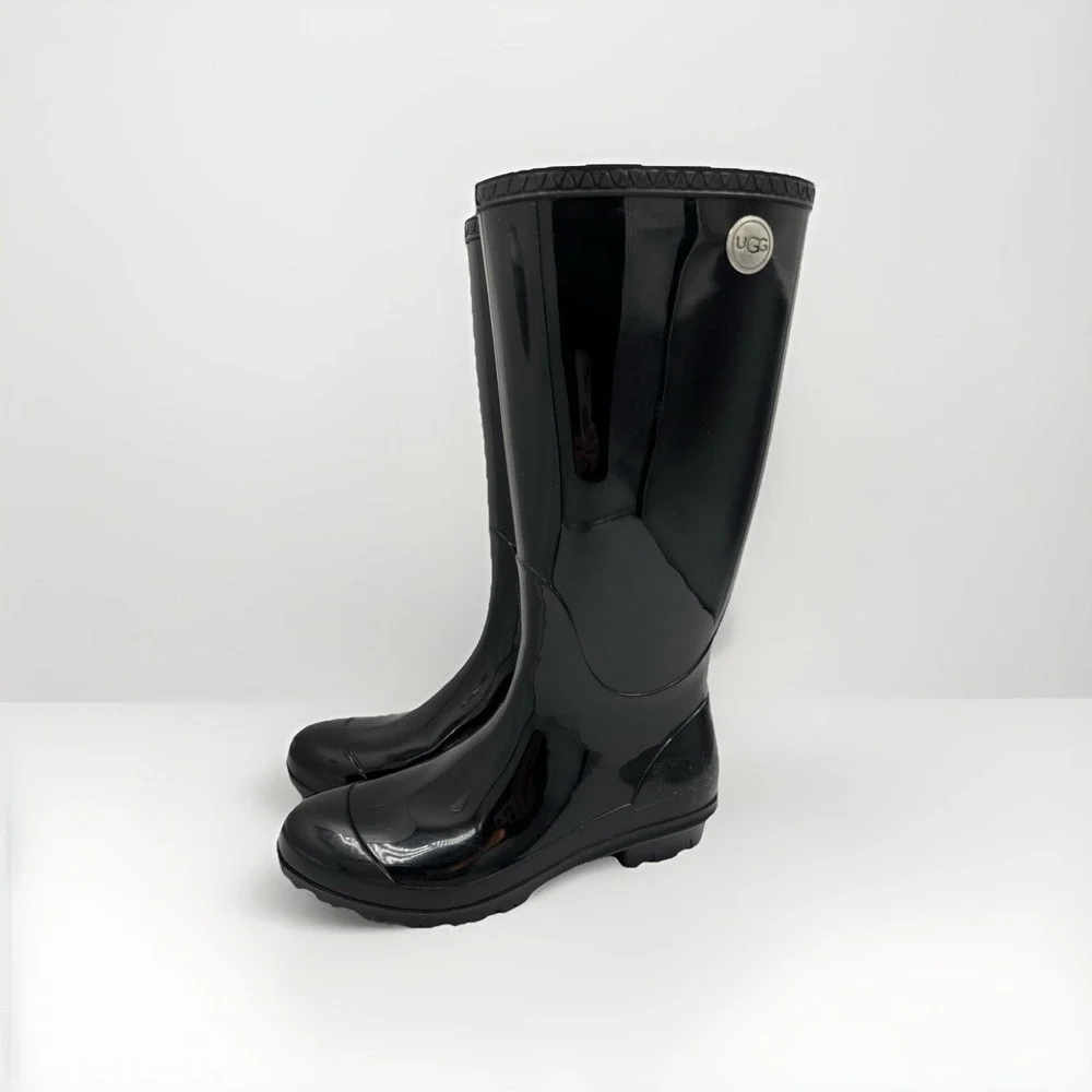 Ugg Shaye Rain Boots Tall Waterproof Boots Outdoors Womens Size 6‎