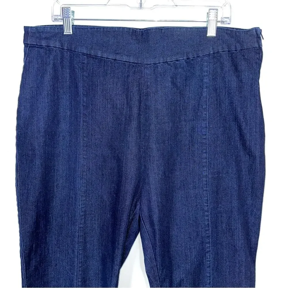 Modcloth denim cropped