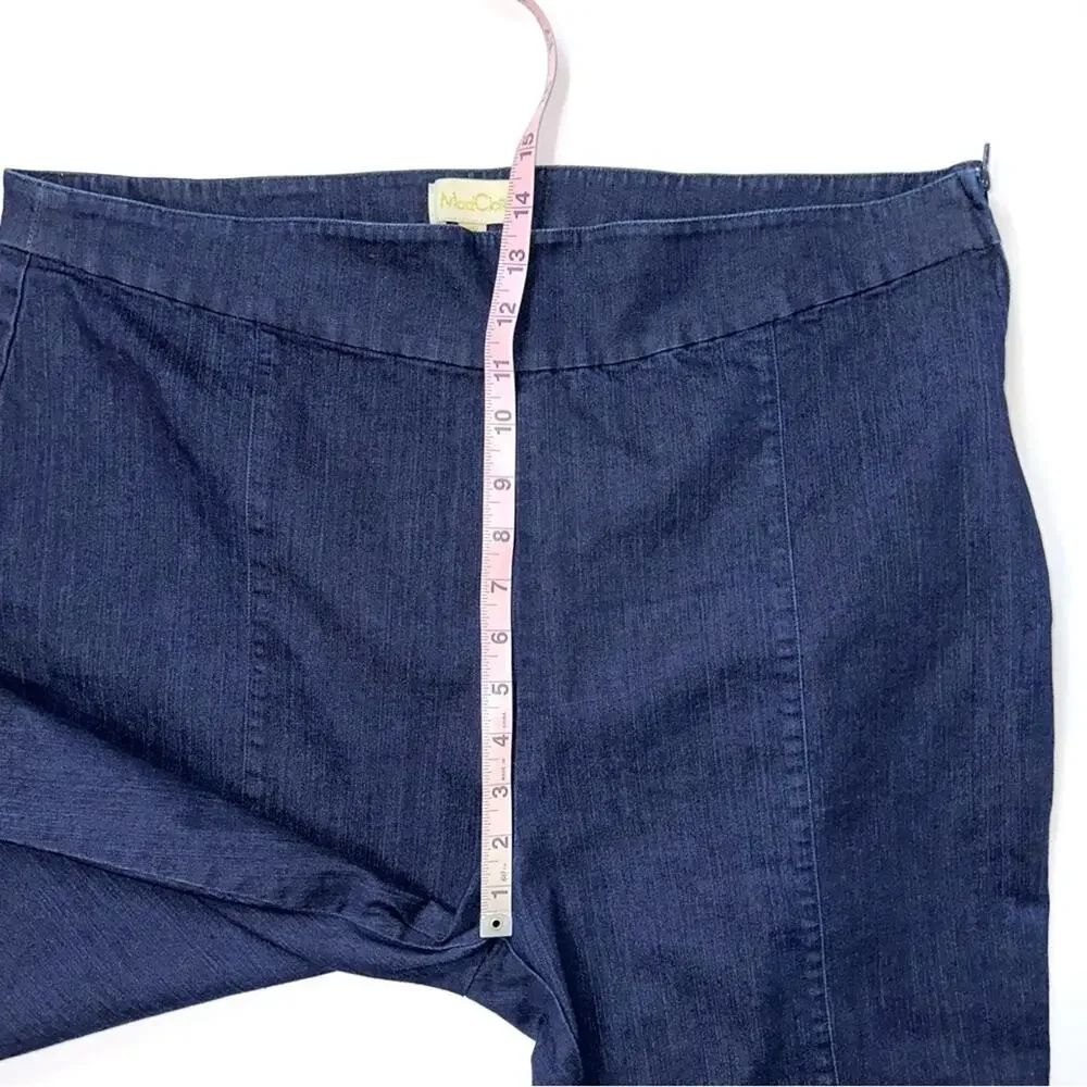 Modcloth denim cropped