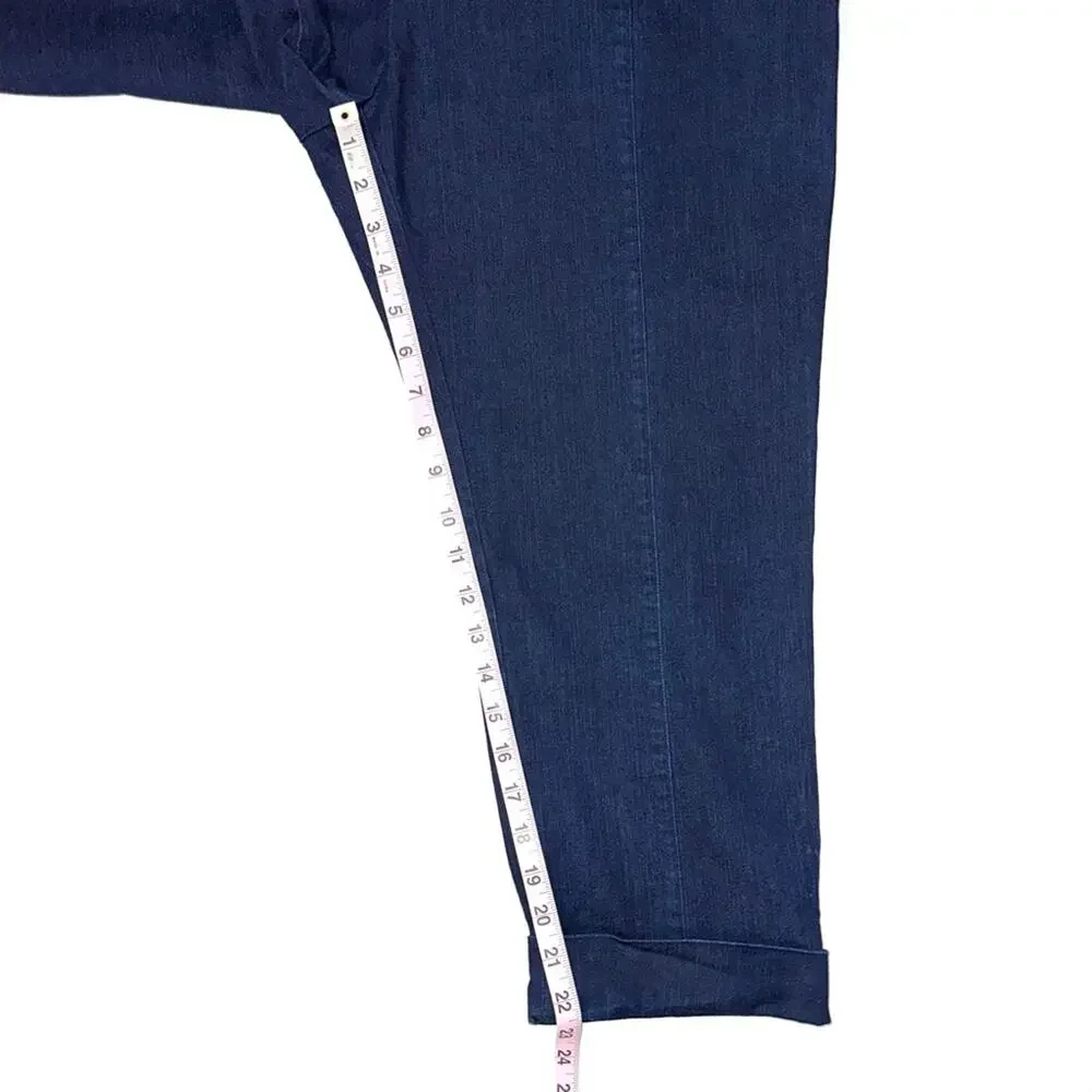 Modcloth denim cropped