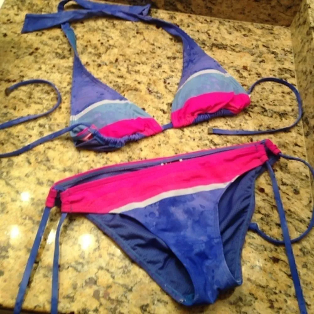 Oakley striped swimsuit