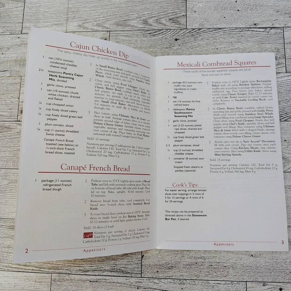 Cookbook pampered chef