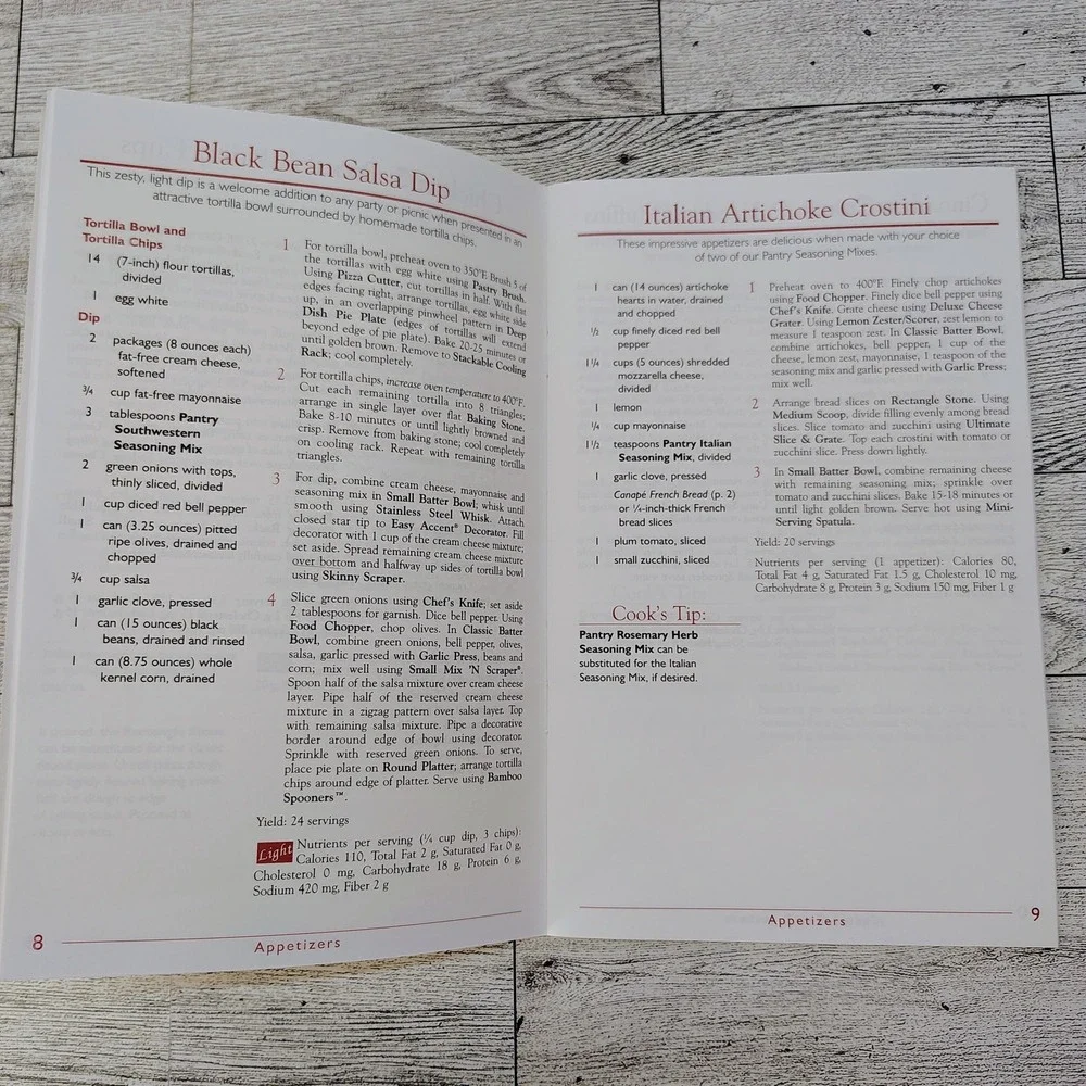 Cookbook pampered chef