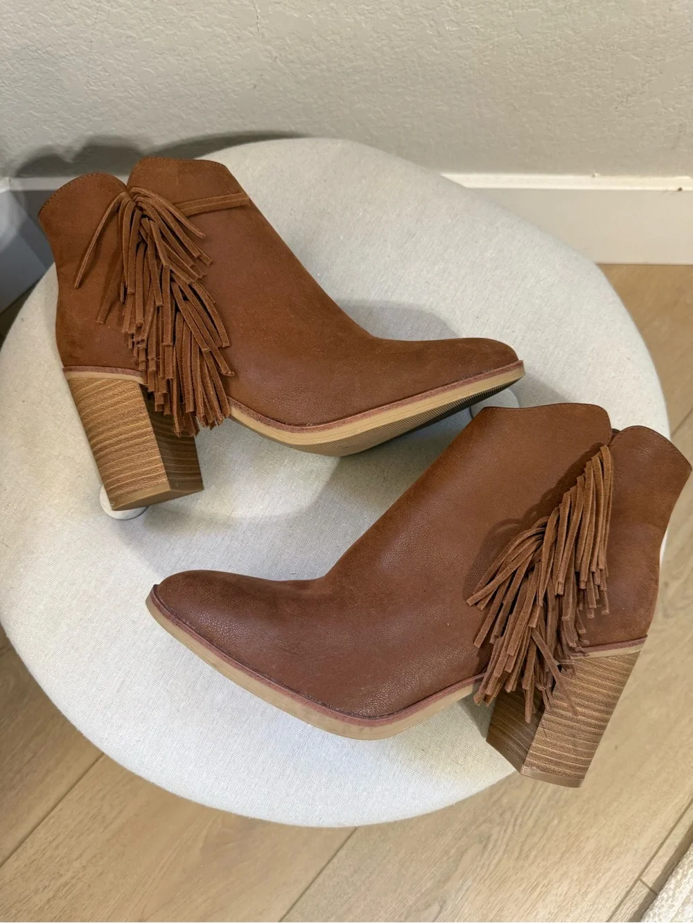 MIA fringe booties