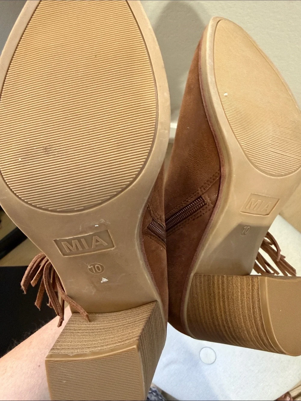 MIA fringe booties