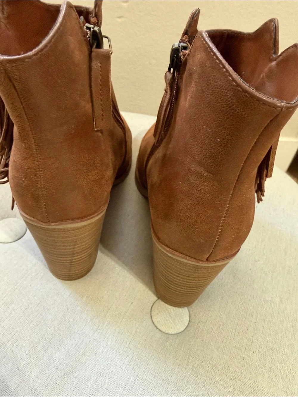 MIA fringe booties