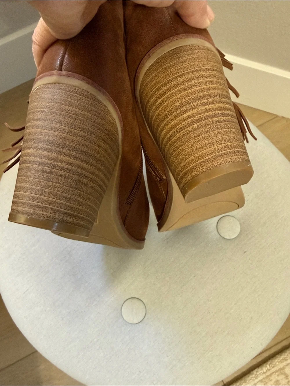 MIA fringe booties