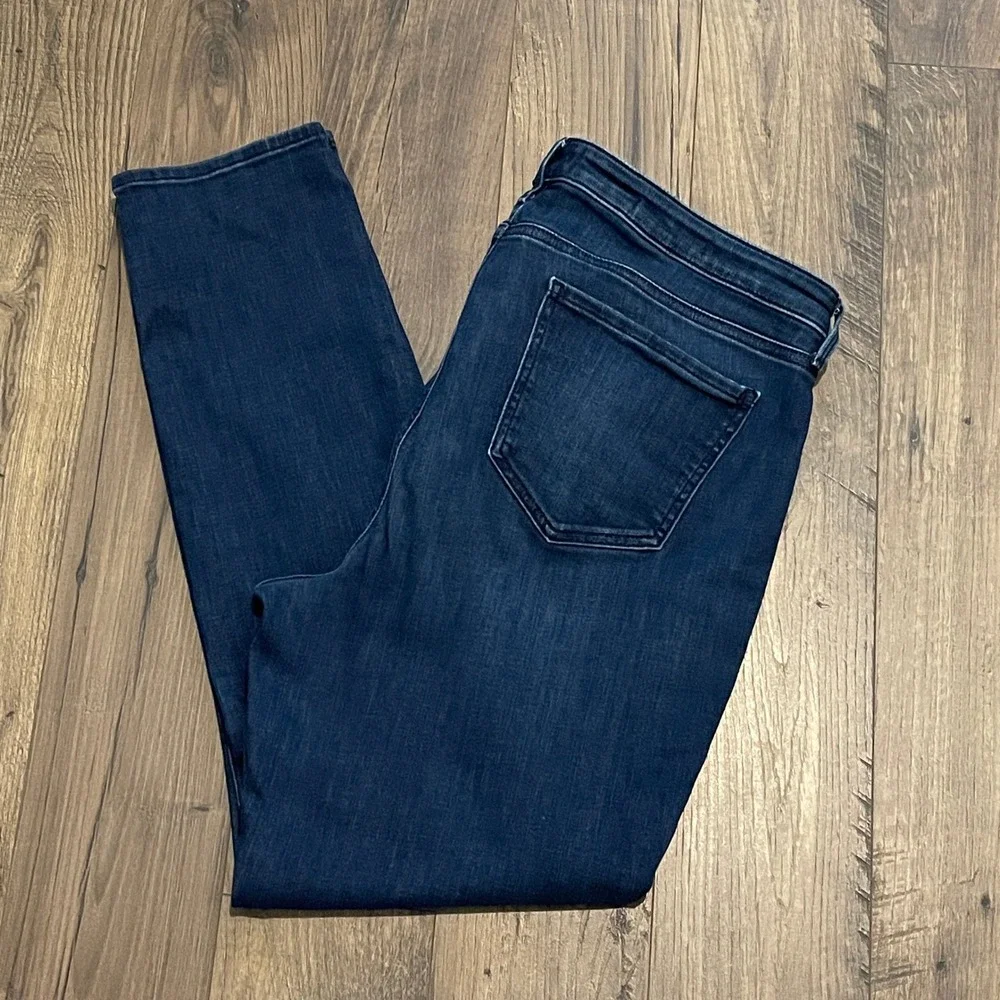 NYDJ Alina Legging Jeans Dark Wash Lift Tuck Technology Womens 16P Petite