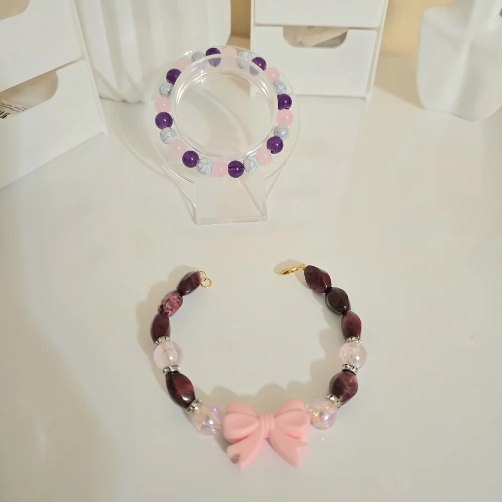 Pink‎ and Purple Bracelet