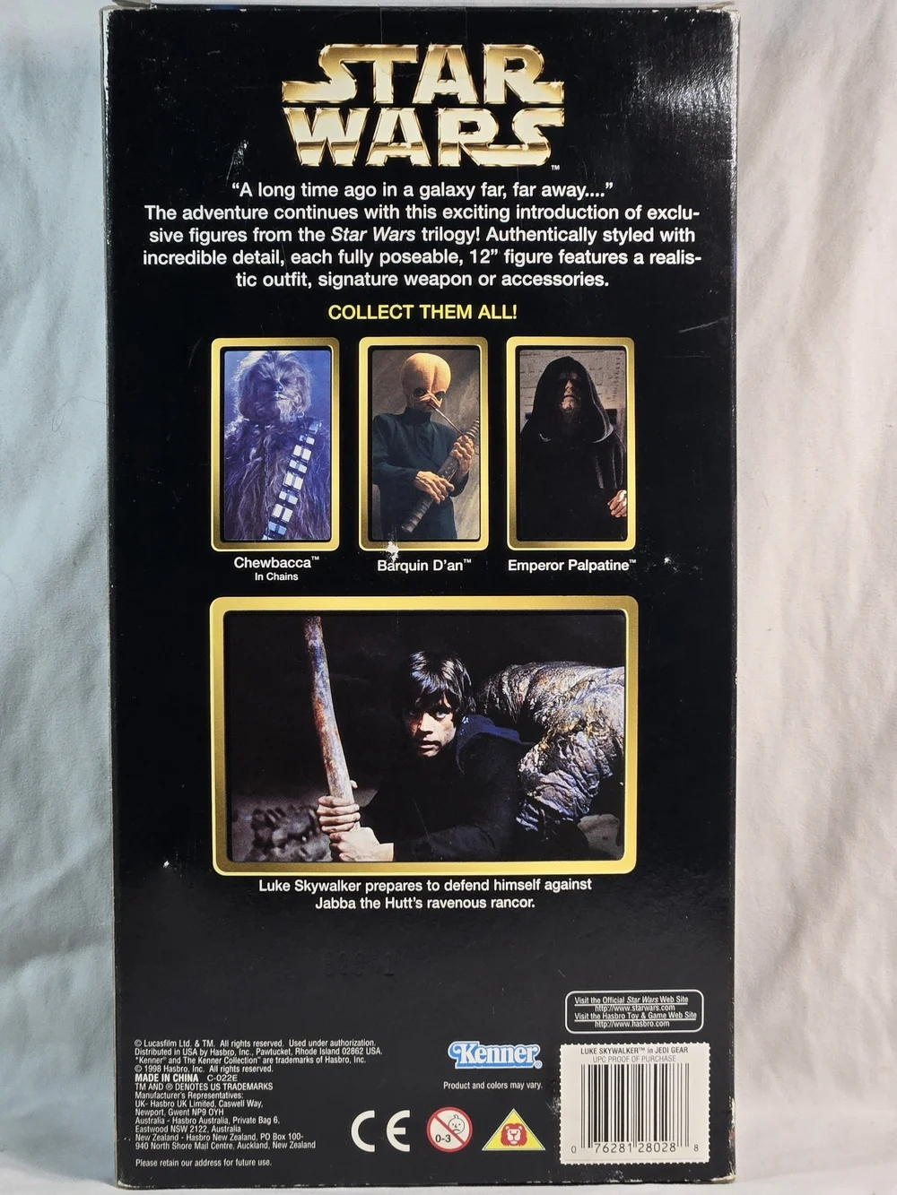Vintage Star Wars Action Collection Luke Skywalker Jedi Gear 12