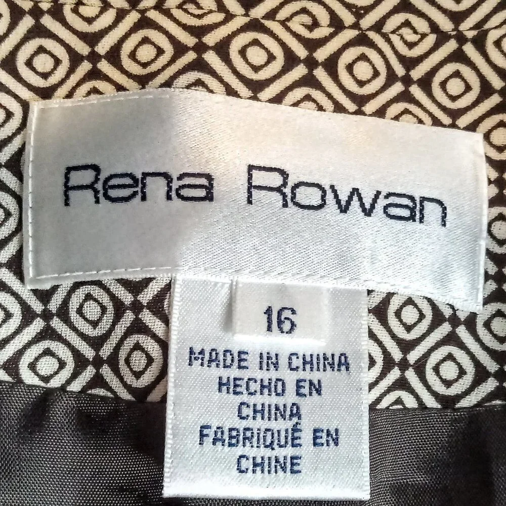 Rena Rowan fully lined
