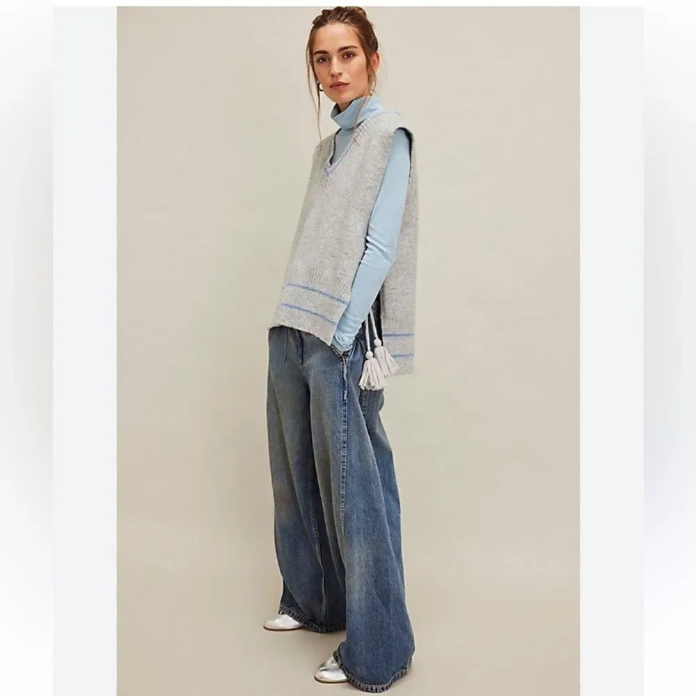 Free People All Star Stripe Poncho