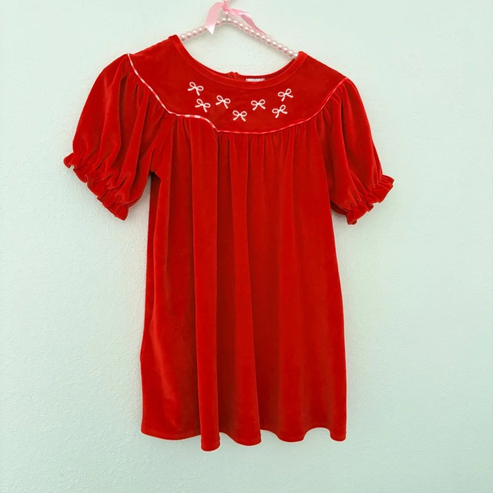 Abby & Evie soft red