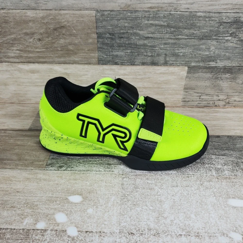 TYR L-1 Lifter Womens Shoes Sz 6 Athletic Weightlifting Neon‎ Sneakers
