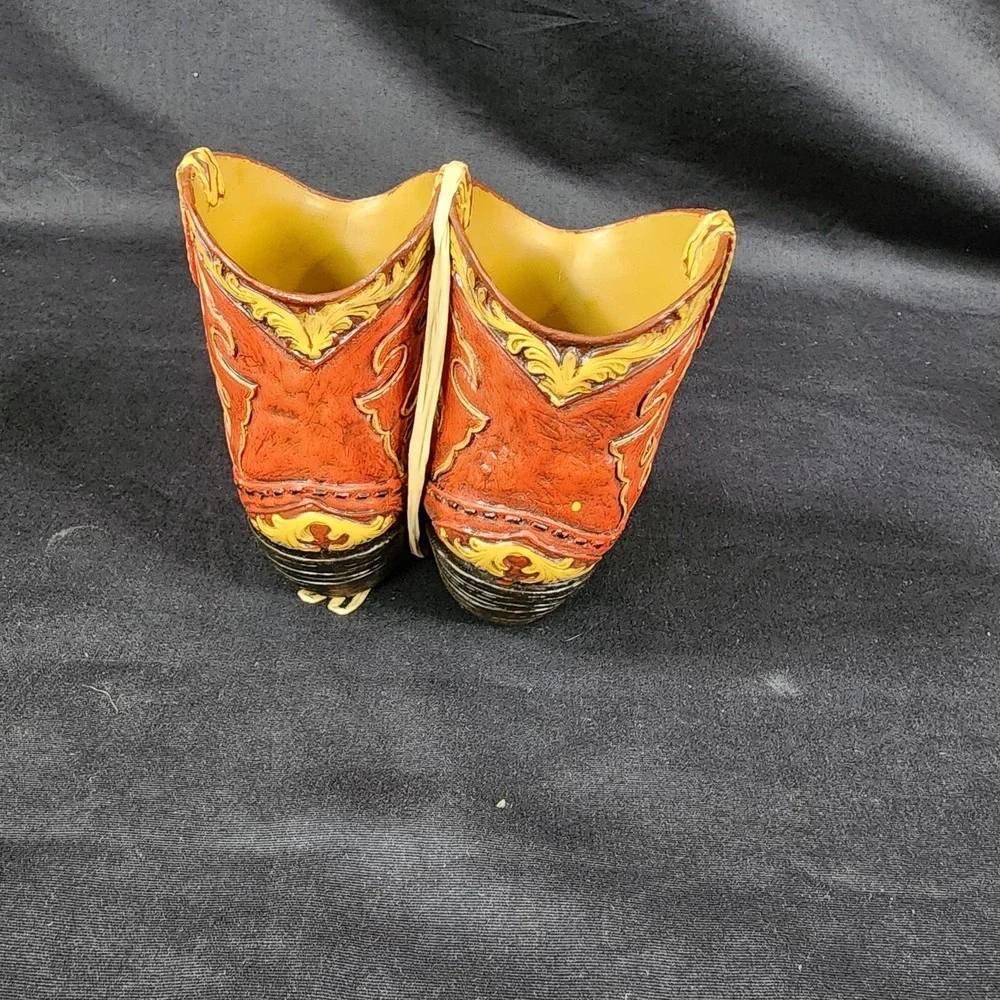 Boots red resin
