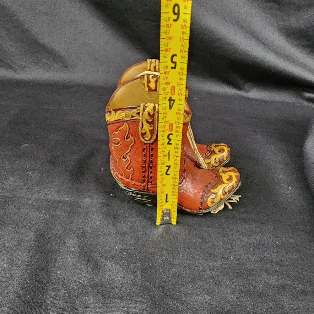 Boots red resin