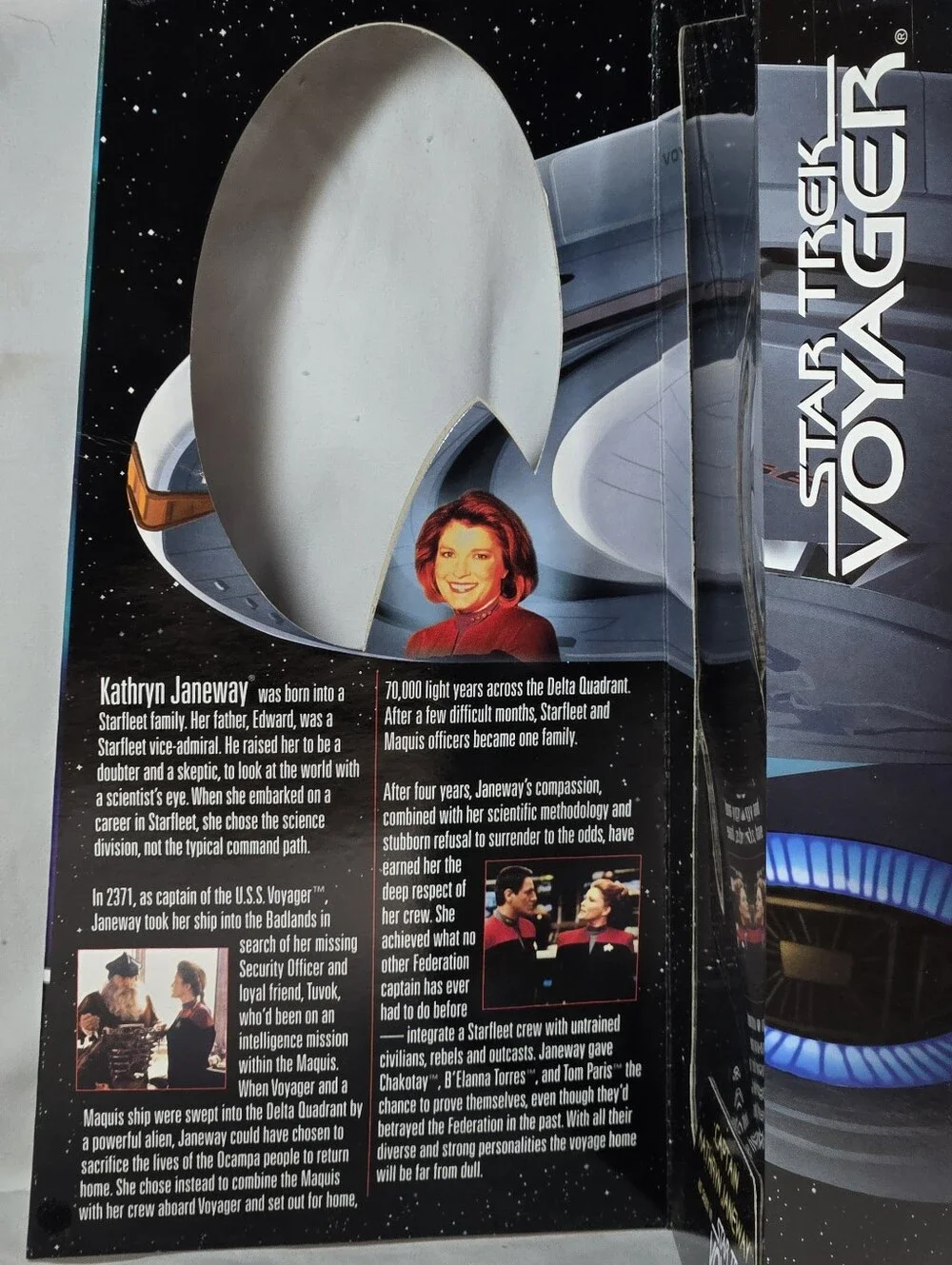 Vintage Star Trek Voyager Captain Kathryn Janeway 12