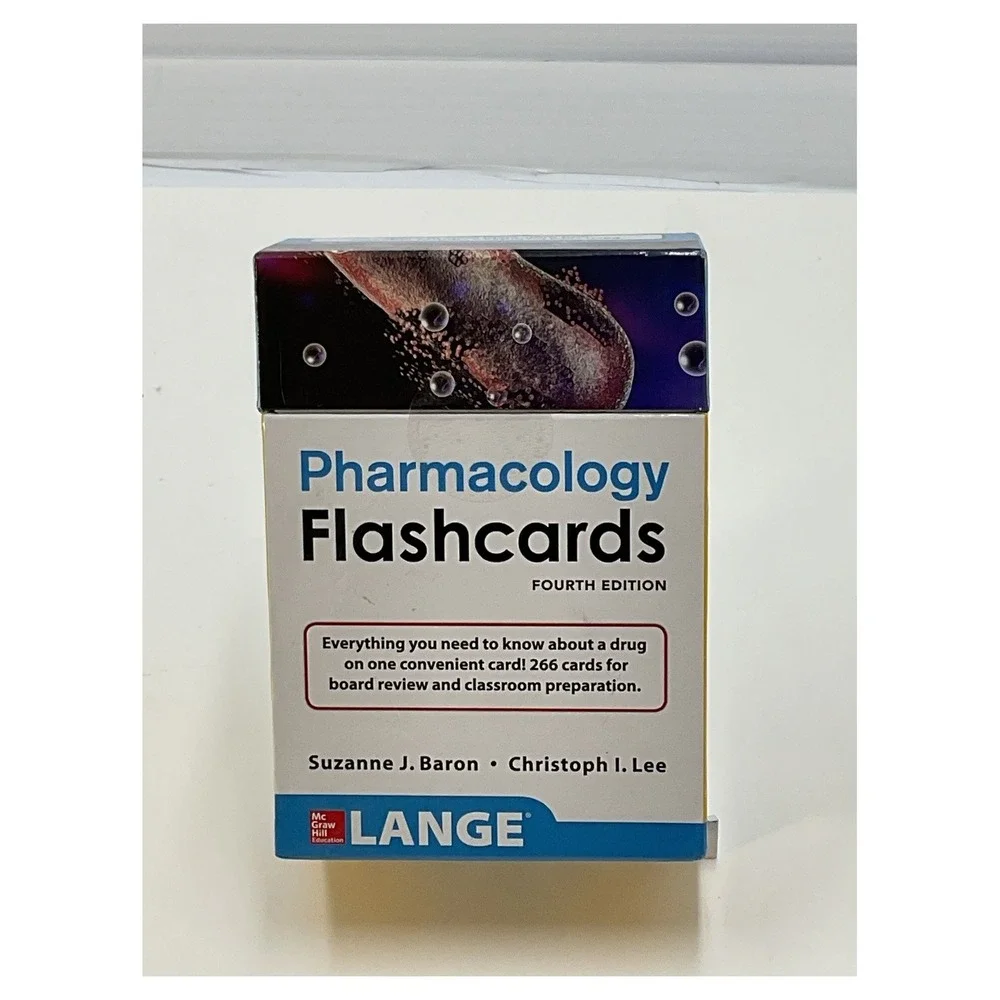 Lange‎ Pharmacology Flashcards 4th Edition 266 Cards Medical Prep