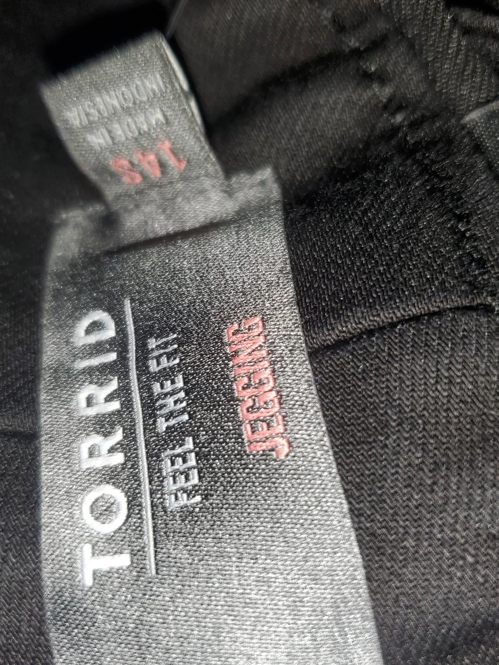 Torrid Black Jeggings - Women's Stretch Denim  Jeggings NEW w/tags