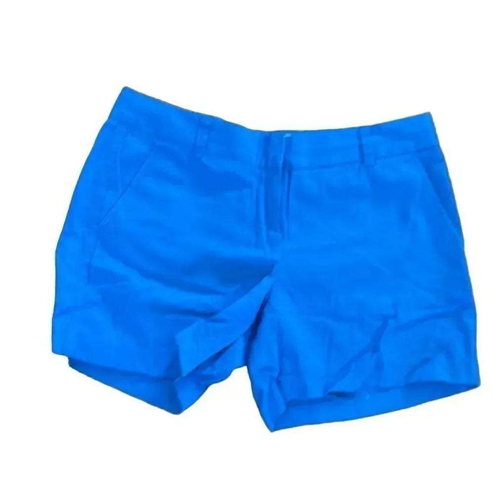 JCrew chino shorts, royal blue in color size 8