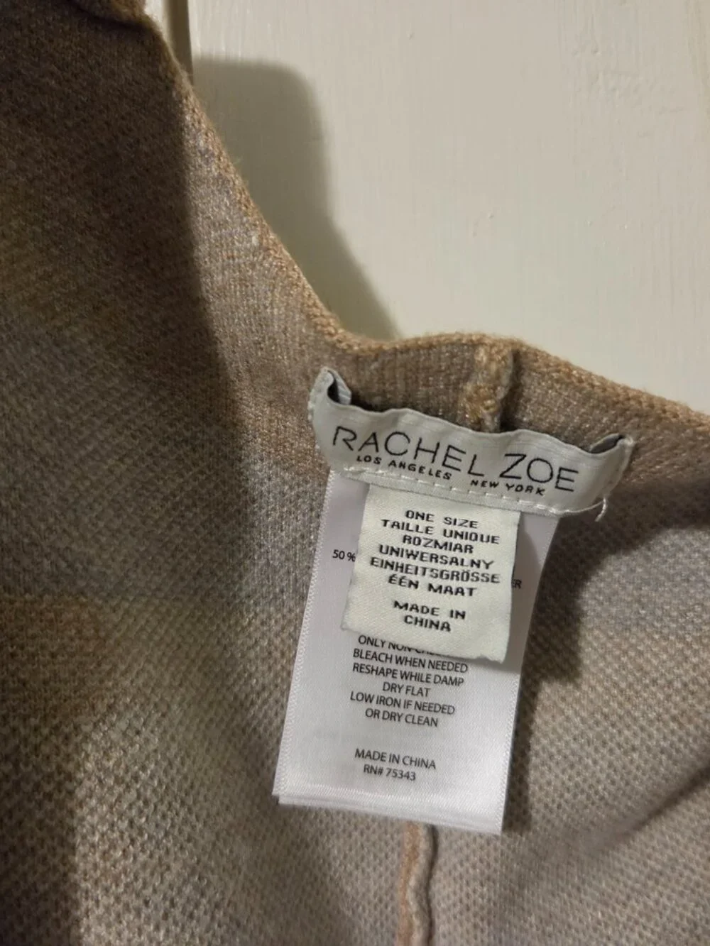 Rachel Zoe poncho new