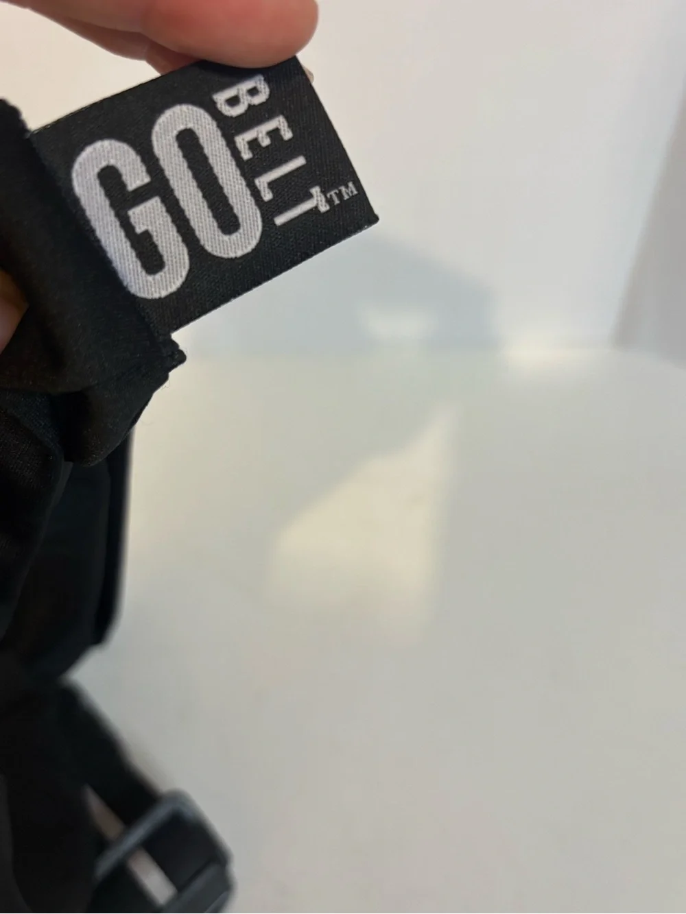 Go belt slim black