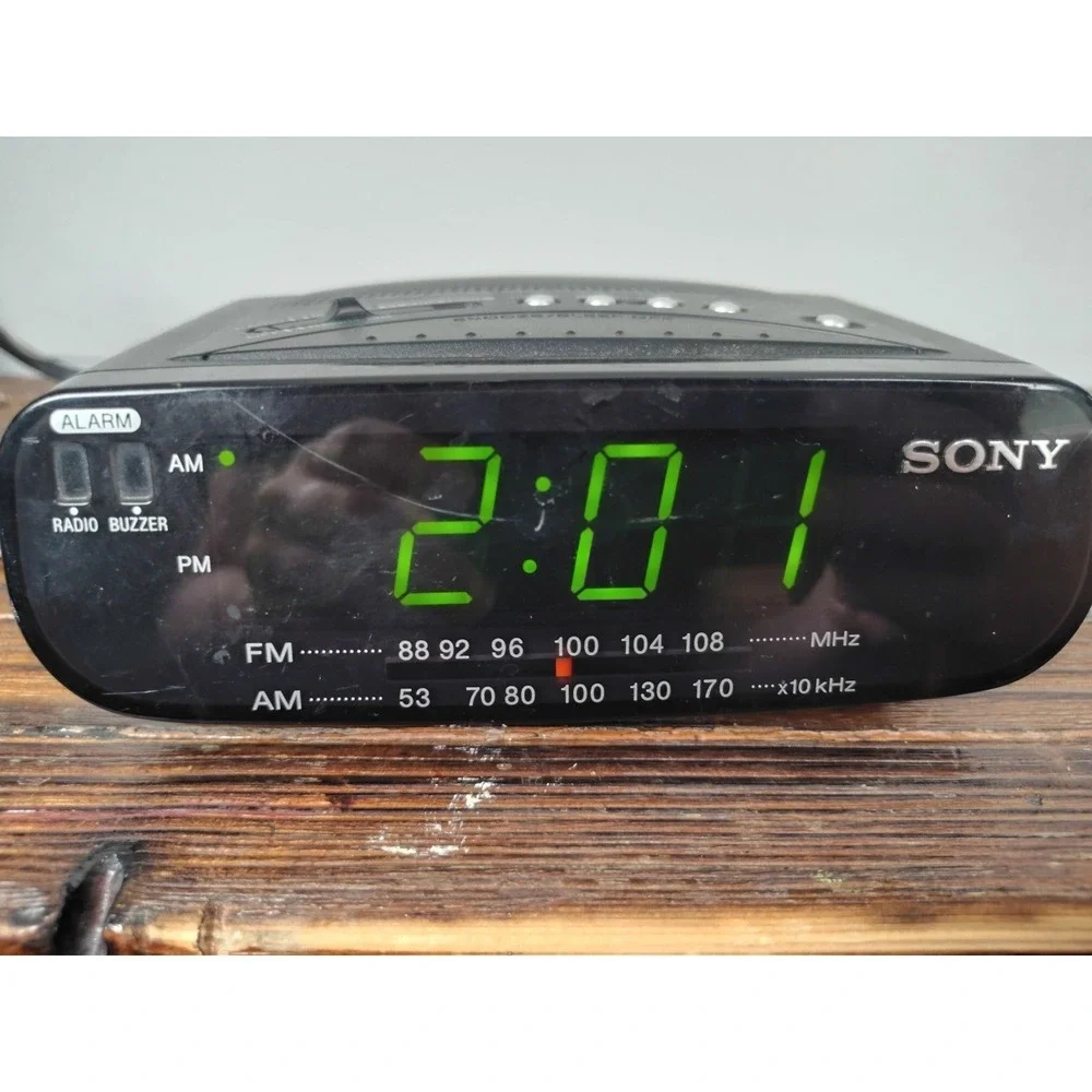 SONY ICF-C212 Dream Machine AM/FM LED Alarm Clock Radio Snooze Battery Backup‎