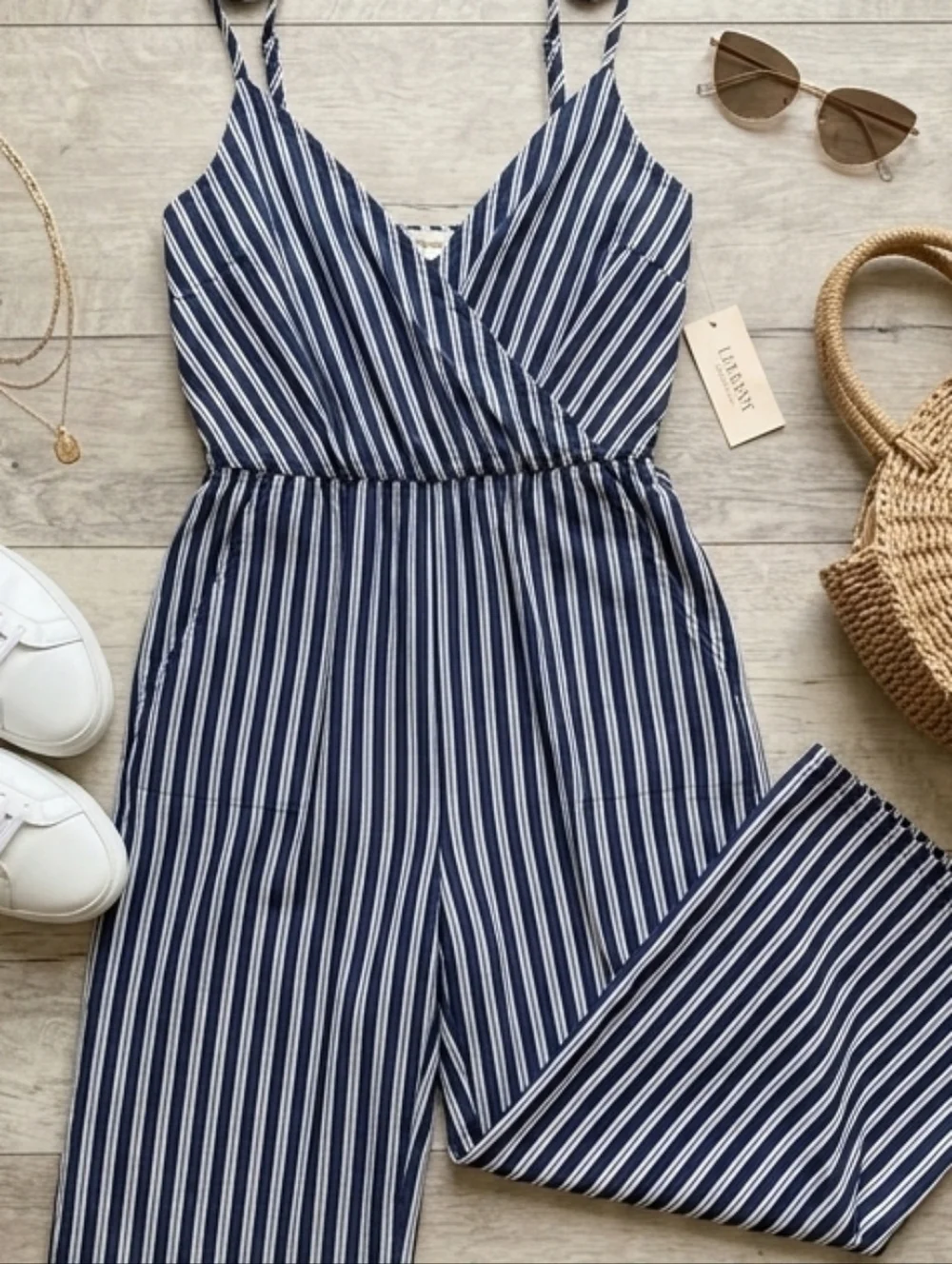 Garage sleeveless jumpsuit