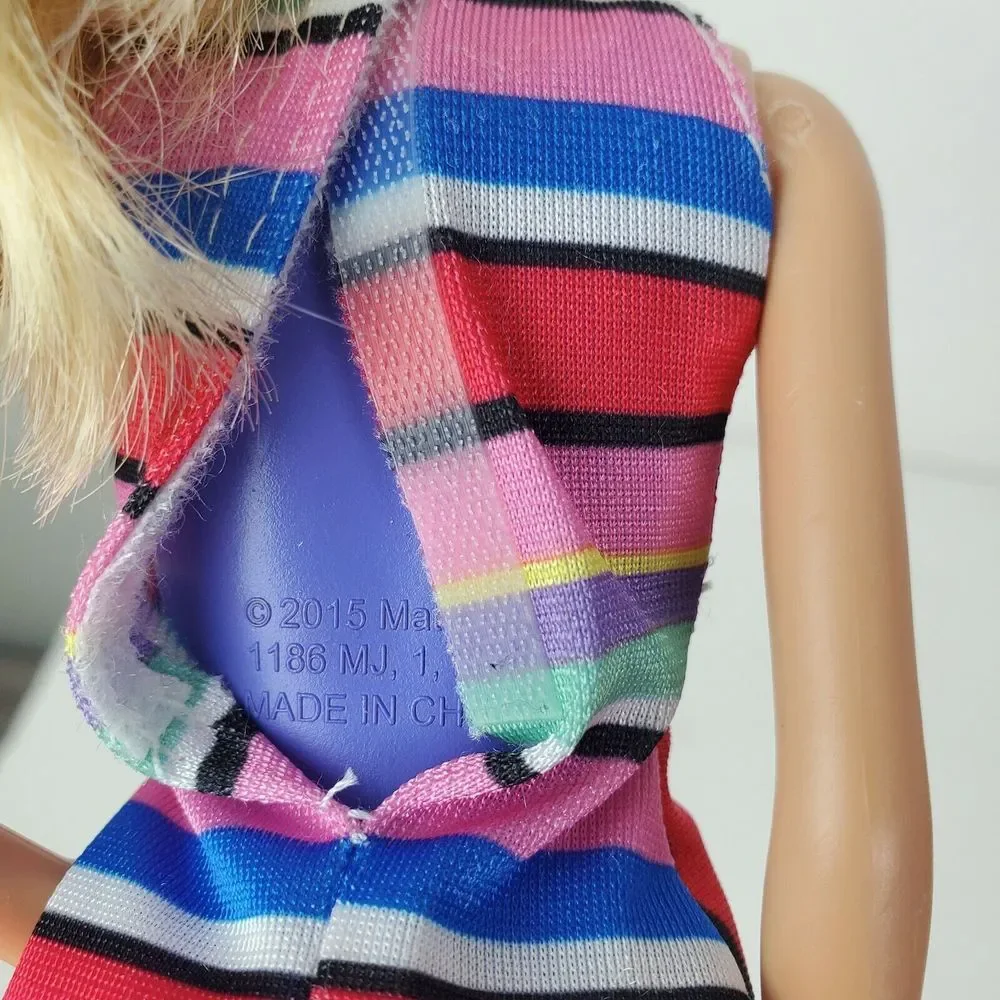 Mattel fashionista striped side