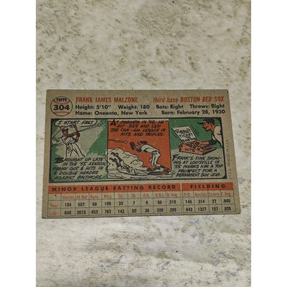 N/A 1956 topps