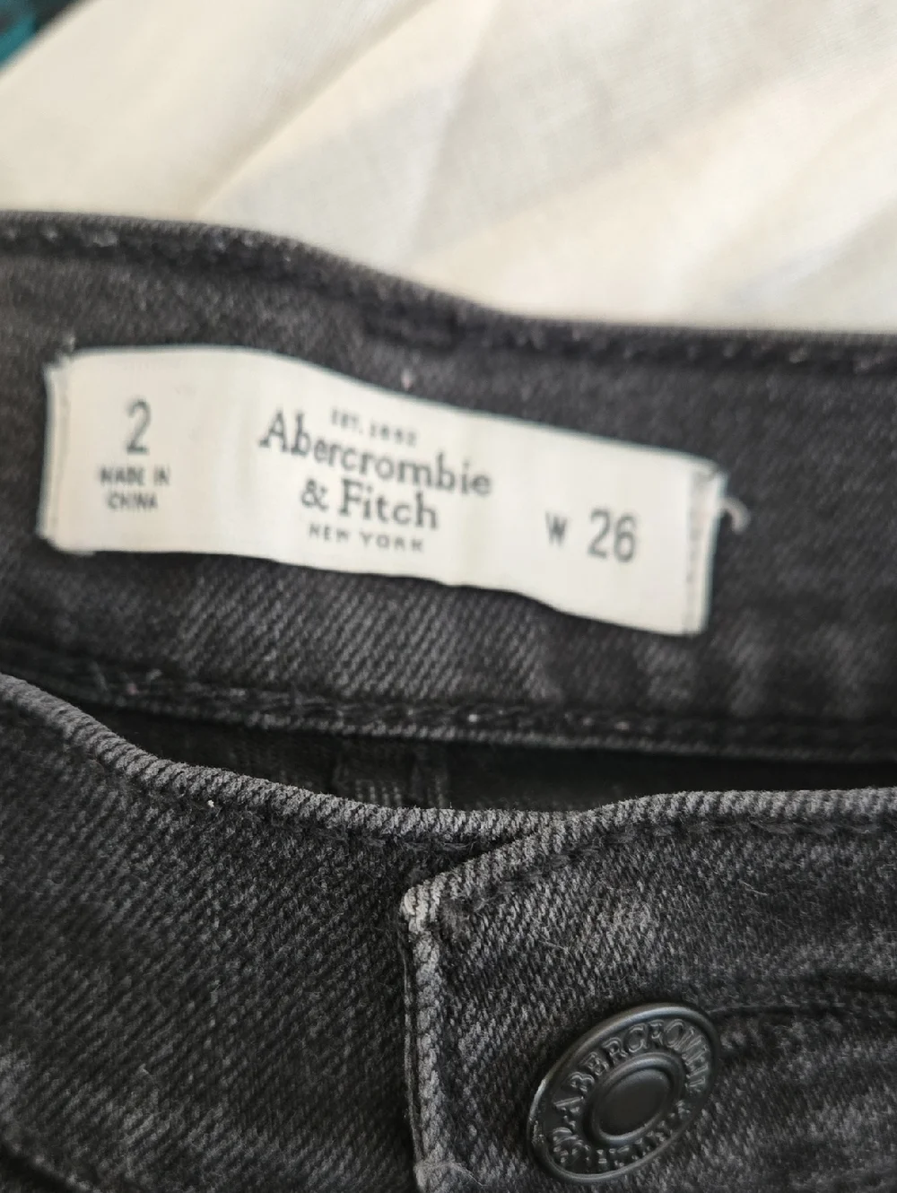 Abercrombie & Fitch black denim