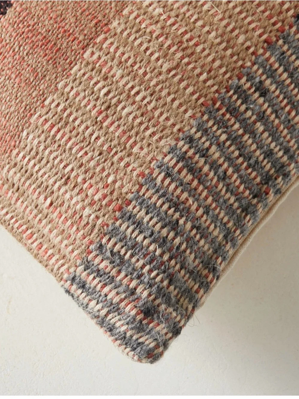 West Elm handwoven striped