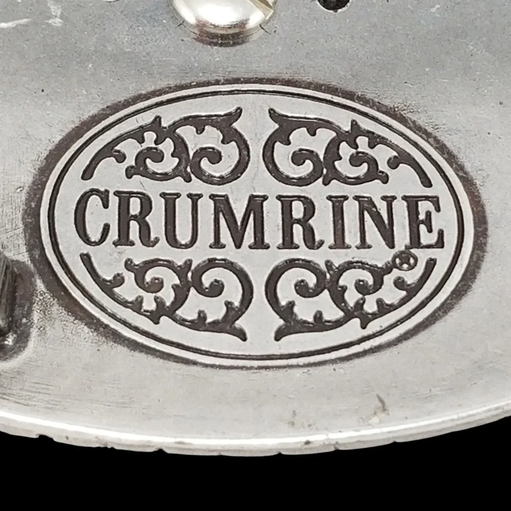 Crumrine oval silver