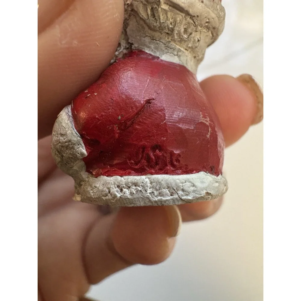 JIM SHORE MINI MINATURE SANTA‎ FIGURE FIGURINE EARLY RARE 1990 2-5/8