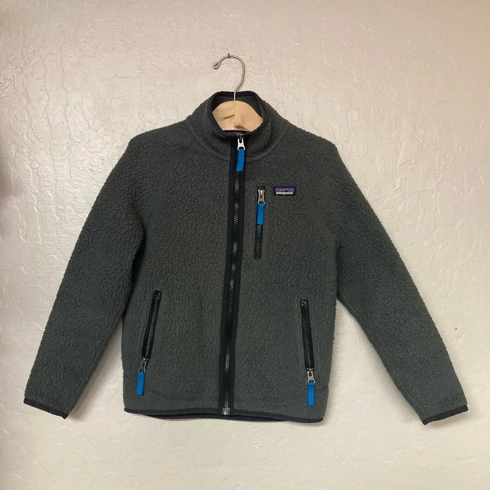 $42 ADD ON patagonia fleece jacket 7-8Y Zara Columbia Janie‎ and Jack Baby Gap