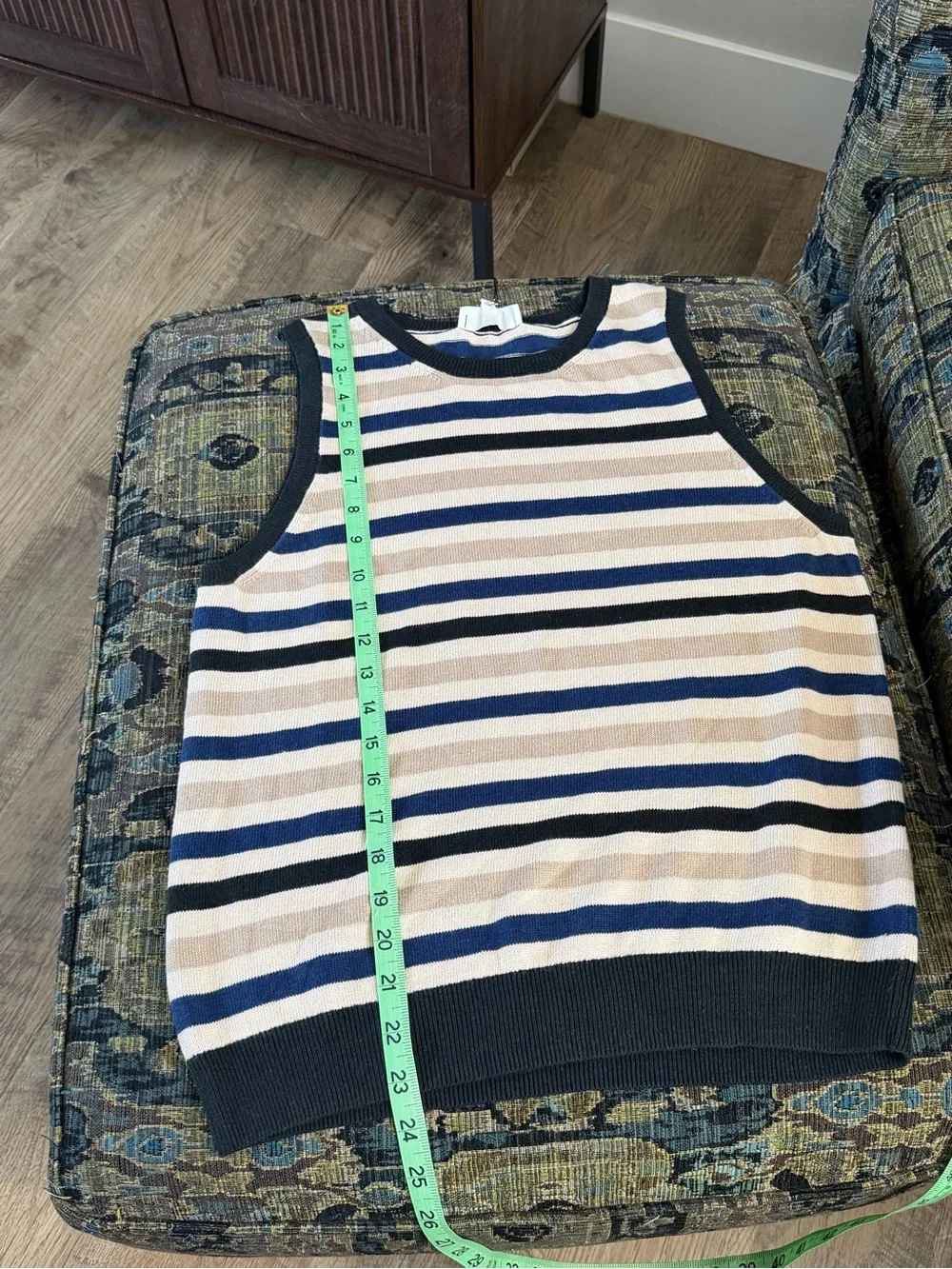 Nation LTD Striped Knit Sweater Tank Top NWT Small Coastal Nautical
