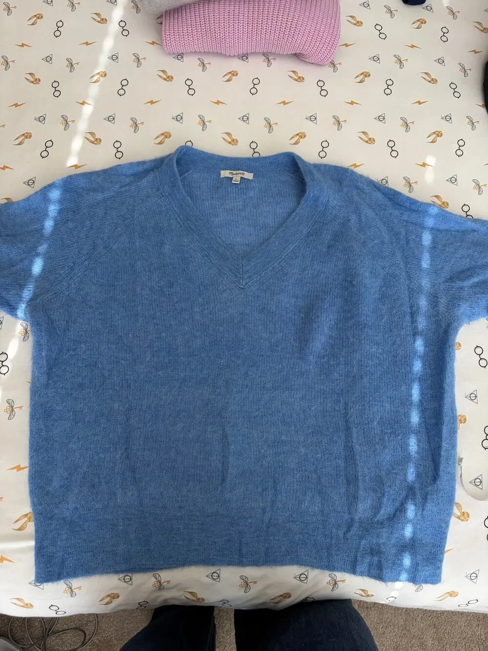 Madewell Alpaca-Blend V-Neck Sweater