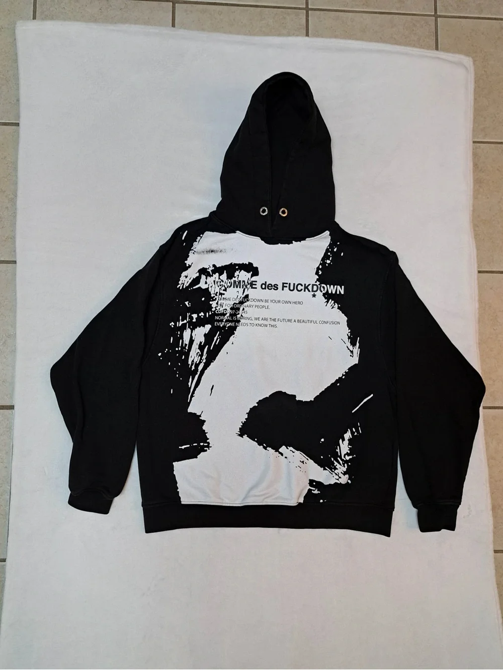 Comme des Fuckdown graphic hoodie - Women's size XL