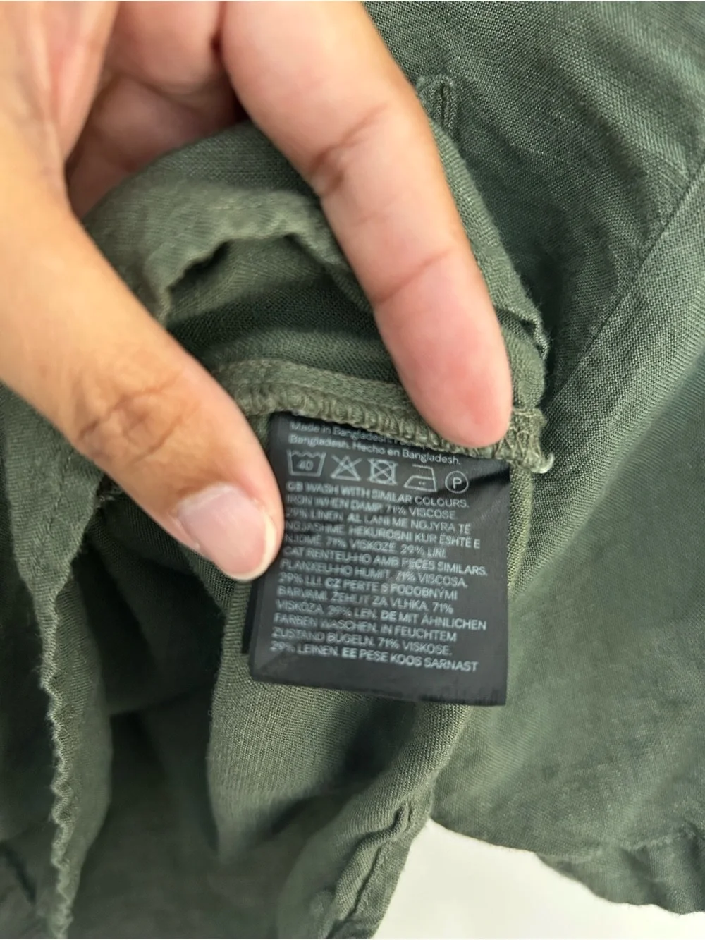 H&M linen blend