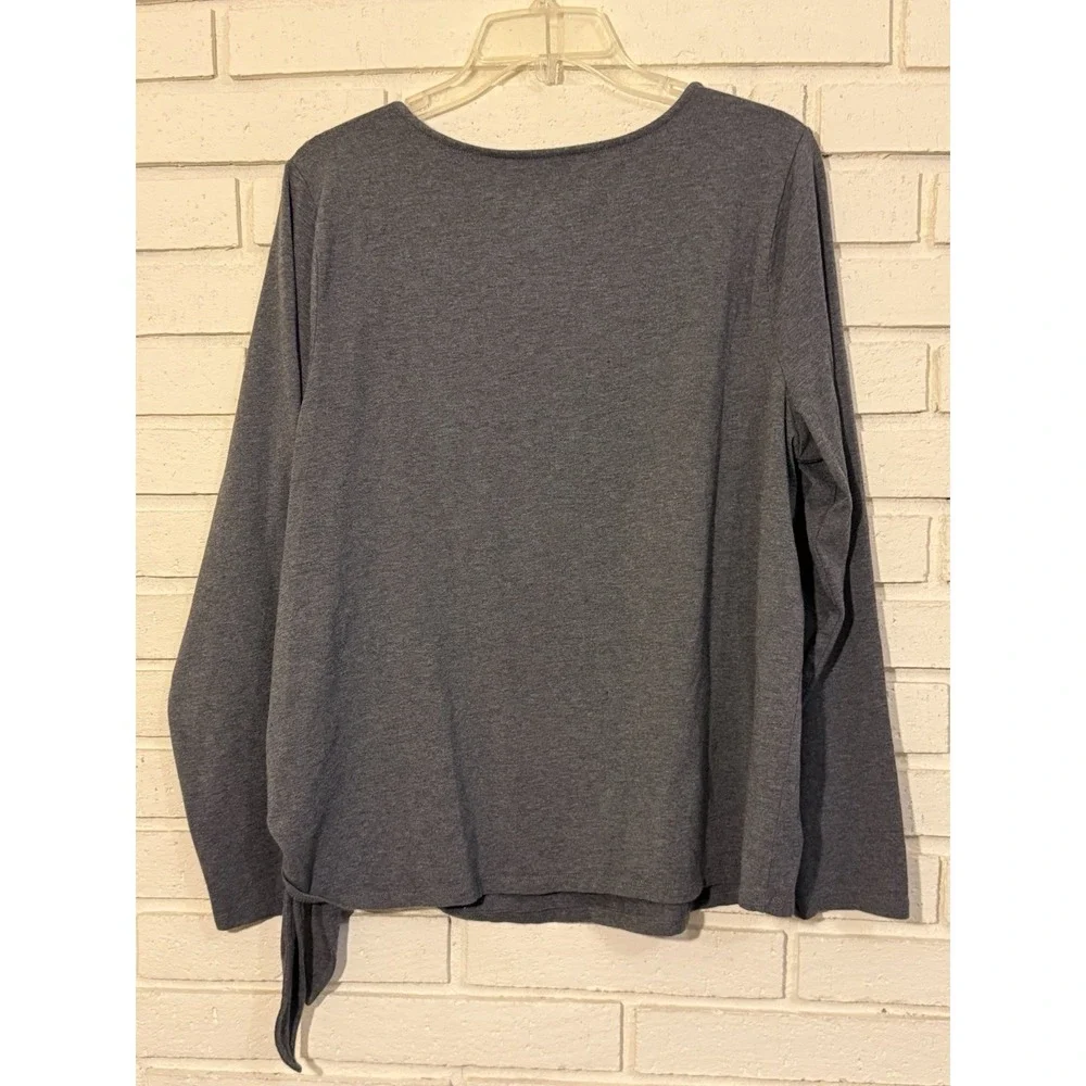 Belle by Kim Gravel gray top