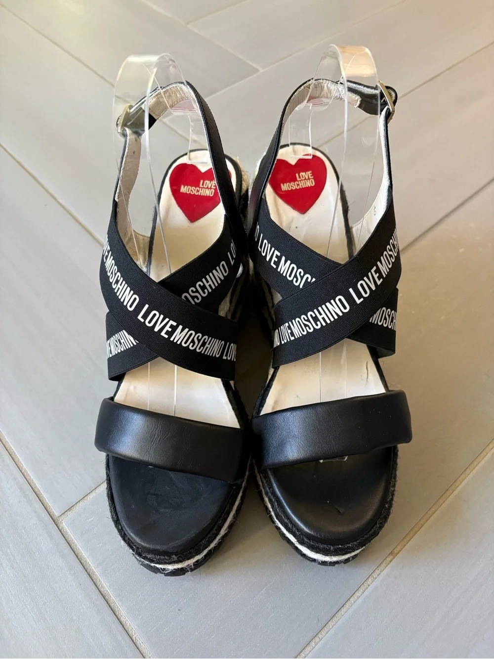 Love Moschino bold wedge