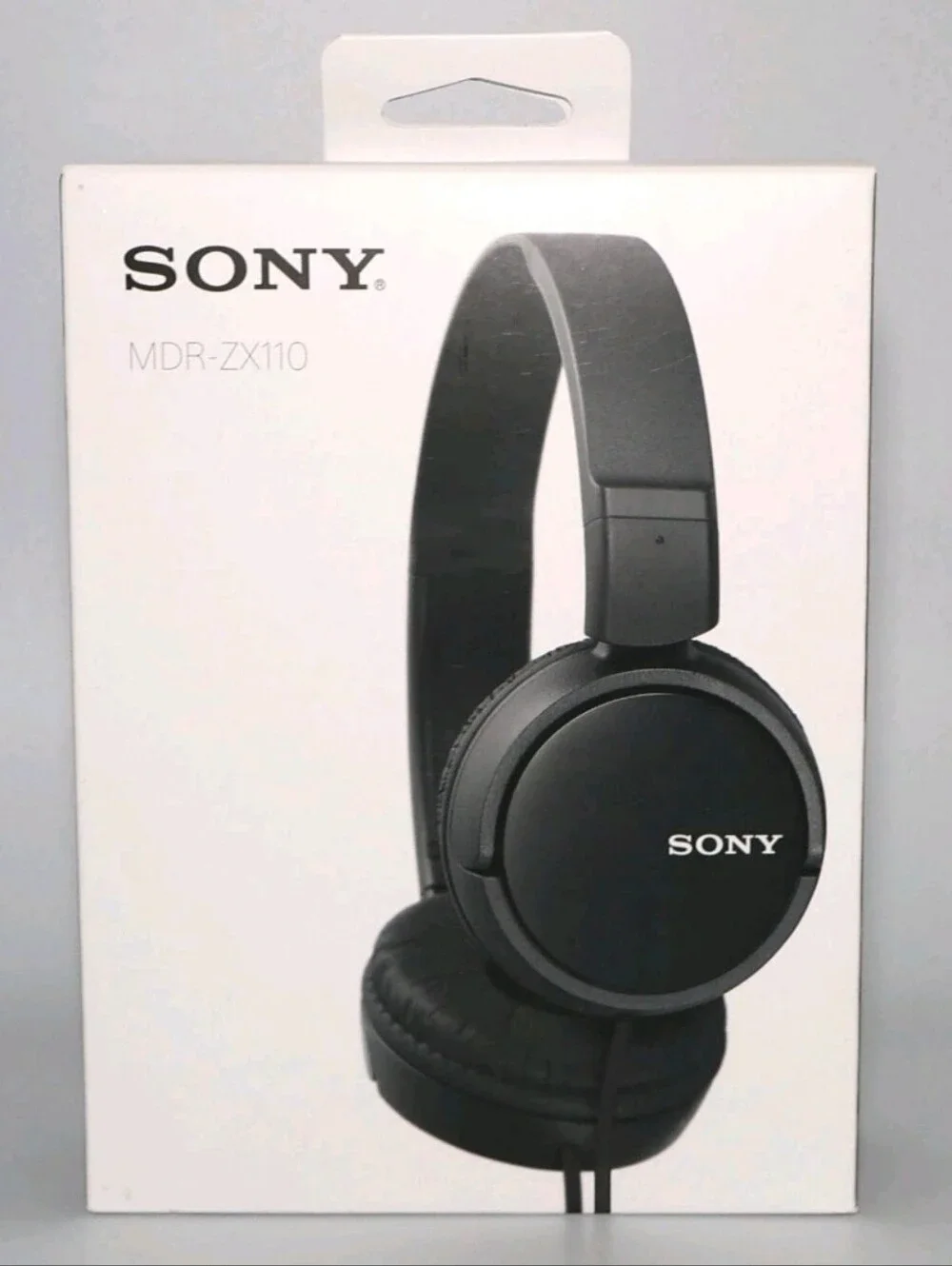 SONY Wired On-Ear Stereo Headphones, Black (MDR-ZX110) Brand New Factory Sealed