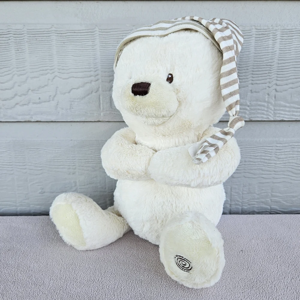 Baby GUND Goodnight Prayer Bear Musical Animated Plush 11