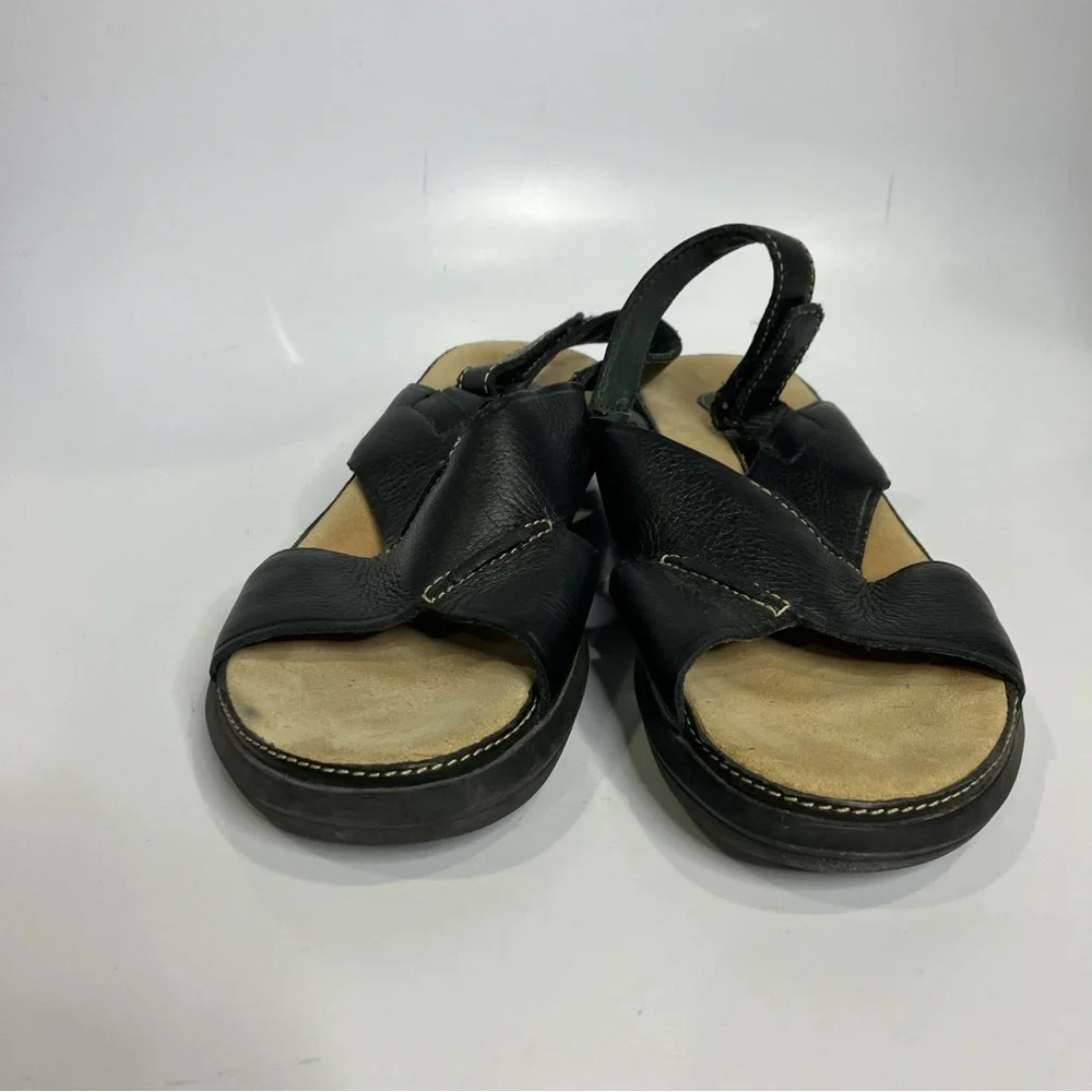 Rockport black leather
